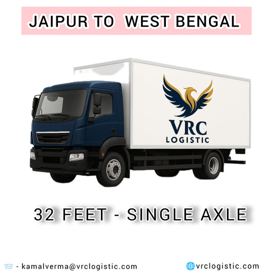 Jaipur to West Bengal – FTL 32 Feet Single Axle Truck